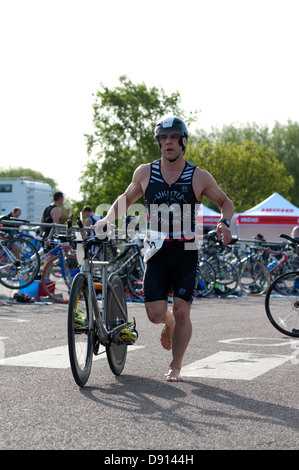 2013 Stratford 220 Triathlon Foto Stock