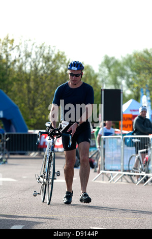 2013 Stratford 220 Triathlon Foto Stock