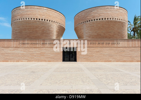 Preghiera ebraica house su Tel Aviv/Ramat Aviv University progettato dall architetto svizzero Mario Botta Foto Stock