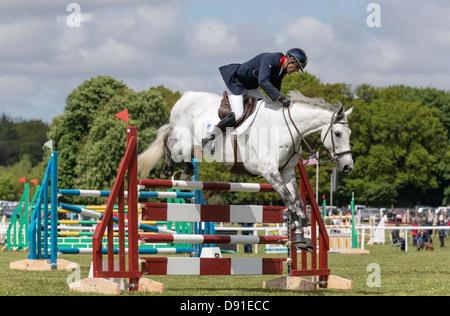 Cedric Lyard su Cadeau du Roi - Houghton International Horse Trials 2013 Foto Stock