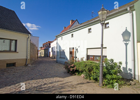 Strade e piazze di Werder / Havel Foto Stock