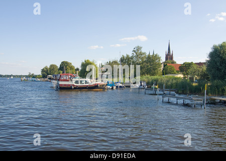 Strade e piazze di Werder / Havel Foto Stock