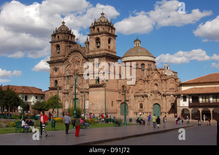 La Iglesia de la Compañía de Jesús, Cusco, Perù Foto Stock