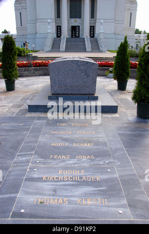 Presidente grave a Vienna il cimitero centrale Foto Stock