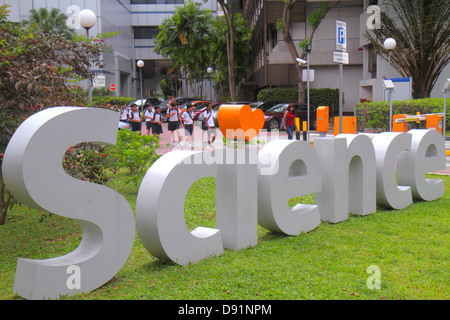 Singapore National University of Singapore NUS,scuola,campus studenti,Scienza,Sing130205022 Foto Stock