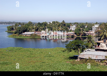 Kaptai lago, Rangamati, Chittagong Hill Tracts, Bangladesh Foto Stock