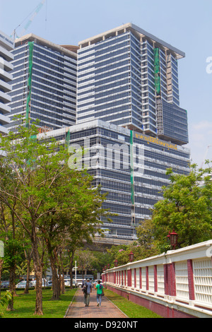 Bangkok Thailandia,Thai,Silom,Ratchadamri,Parco Lumphinee,Lumpini,Lumpinee,Ospedale Universitario di Chulalongkorn,assistenza sanitaria,nuovo,sotto nuovo cantiere bu Foto Stock