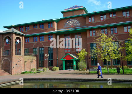 "New Town House' edificio del Consiglio Piazza Civica, Telford Shropshire, England, Regno Unito Foto Stock