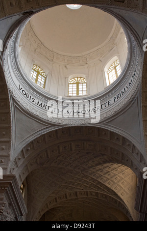 Asia, India, Goa, Old Goa, San Gaetano Chiesa, vista interna della cupola Foto Stock