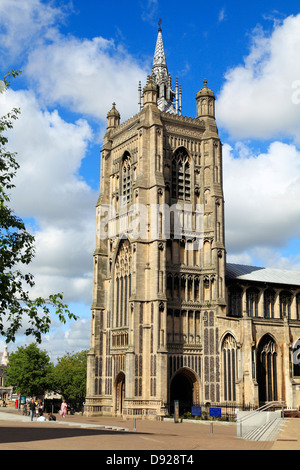 Norwich, San Peter Mancroft chiesa, Millennium pianura, Norfolk, Inghilterra, Regno Unito, Inglese centro città chiese Foto Stock