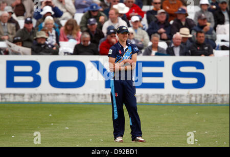 MATTHEW FISHER vichinghi dello Yorkshire County CRICK NORTH MARINE ROAD SCARBOROUGH SCARBOROUGH INGHILTERRA 09 Giugno 2013 Foto Stock