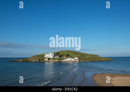 Burgh Island da Bigbury sul mare. Devon, Inghilterra Foto Stock