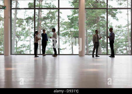 Persone aventi una riunione Foto Stock