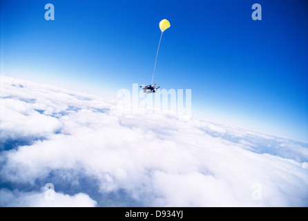 Parachute jumper, Stoccolma, Svezia. Foto Stock