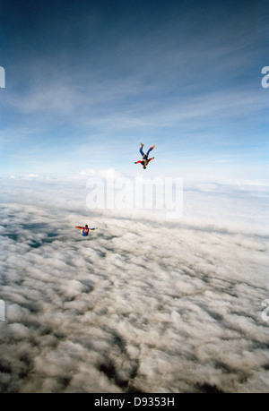 Parachute jumper, Svezia. Foto Stock