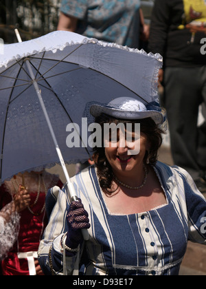 Ilfracombe celebrazione Vittoriano Parade, Devon, Regno Unito 2013 Foto Stock