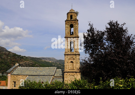 Église San Filippo Neri, Soriu, Il Nebbio regione, Le Haut-Nebbio, Haute-Corse, Corsica, Francia Foto Stock