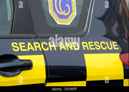 Ricerca di guardia costiera e veicolo di soccorso England Regno Unito Foto Stock