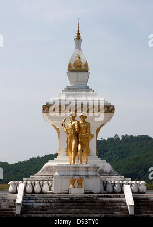 Un monumento per i combattenti vietnamiti, Phonsavan, Laos Foto Stock