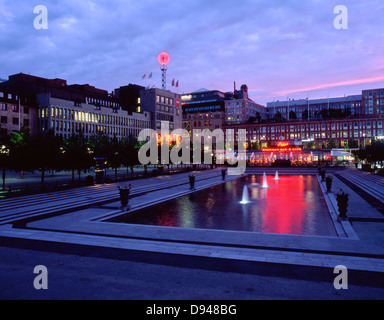 Fontana, Kungstradgarden, Stoccolma, Svezia. Foto Stock