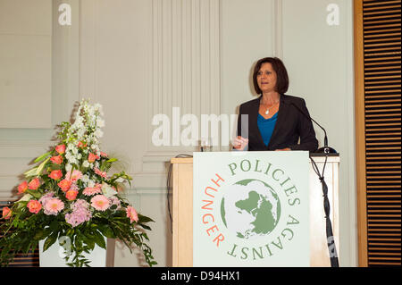 Berlino, Germania. 11 giugno 2013. Discorso di apertura in occasione della conferenza internazionale "Le politiche contro la fame" con il Ministro per l'agricoltura Ilse Aigner e ministro Ministro della cooperazione economica e allo sviluppo Dirk Niebel. Credito: Credito: Gonçalo Silva/Alamy Live News Foto Stock