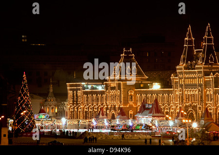 Grandi magazzini gum a Mosca, Russia Foto Stock
