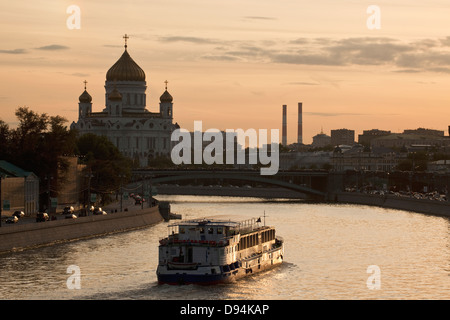 La cattedrale di Cristo Salvatore a Mosca, Russia Foto Stock