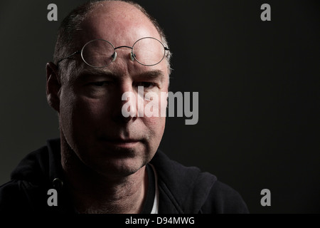 Ritratto di un uomo maturo cerca gravi. Foto Stock