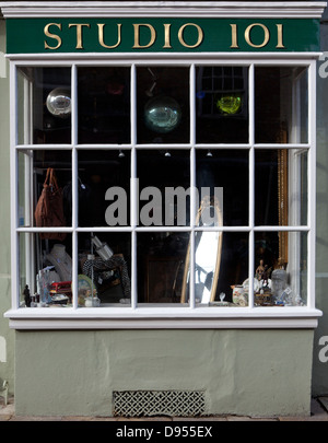 Old English shop front, Eton Berks UK Foto Stock