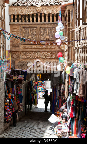 Pressione di stallo di souvenir, La Paz, Bolivia Foto Stock