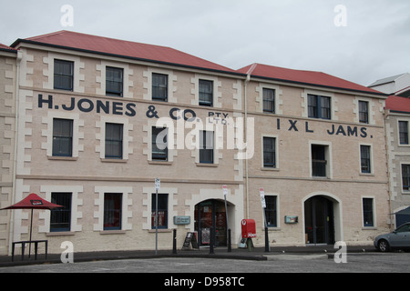 Inceppamento del vecchio stabilimento in Hobart che è ora Henry Jones Art Hotel Foto Stock