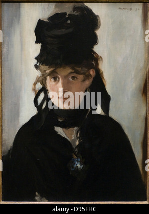 Edouard Manet Berthe Morisot au bouquet de violettes 1872 secolo XIX scuola francese il Museo d' Orsay - Parigi Foto Stock
