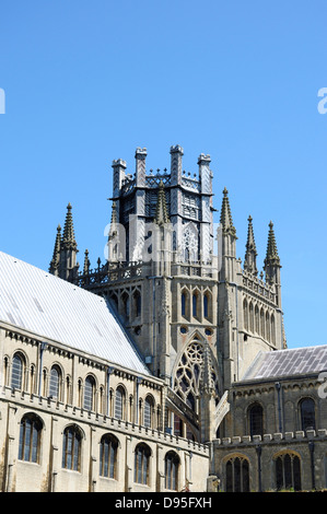 Ottagono o Torre Lanterna, Cattedrale di Ely, Cambridgeshire, England, Regno Unito Foto Stock