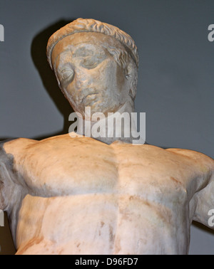 "I Giardini di Kew Hermes'. Statua di Hermes, il dio patrono della palestra. Roman, I secolo d.c. copia di un originale greco da 330-300 A.C. Foto Stock