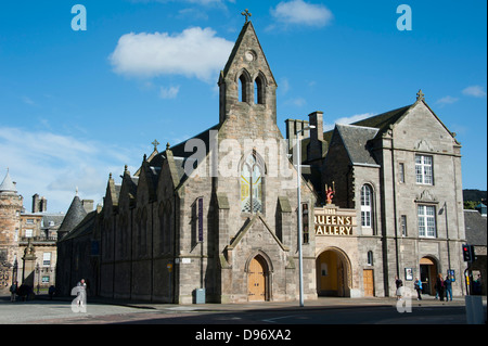 La Queen's Galery presso il Palazzo di Holyrood, Edimburgo, Lothian, Scozia, Gran Bretagna, Europa , regina della Galery am Holyrood Pala Foto Stock