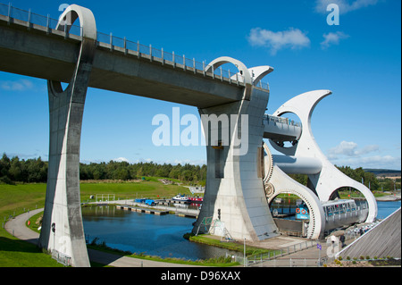 Falkirk Wheel Bonnybridge, Falkirk, Scozia, Gran Bretagna, Europa , Schiffshebewerk, Falkirk Wheel Bonnybridge, Falkirk, sch Foto Stock