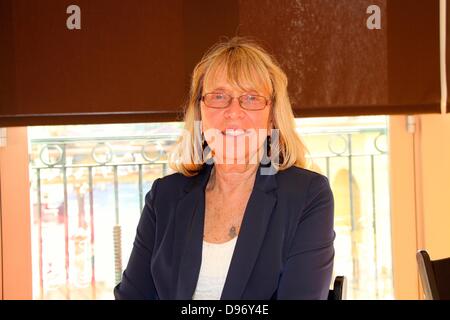 Stati Uniti d'America - San Jose, California, 12 giugno 2013, il TEDx lecture series tenutasi a San Jose, California. Ester Wojcicki, Huffington Post blogger discute il giornalismo e il legame tra educazione e tecnologia. Giugno 12, 2013 Credit: Lisa Werner/Alamy Live News Foto Stock