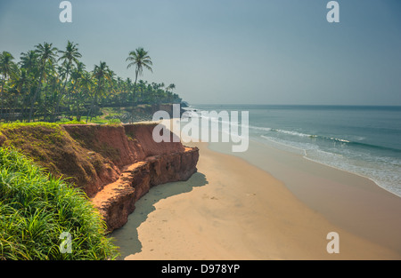 Varkala Beach, Kerala, India Foto Stock