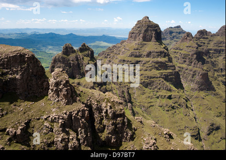 La Campana, Ukhahlamba Drakensberg Park, Sud Africa Foto Stock