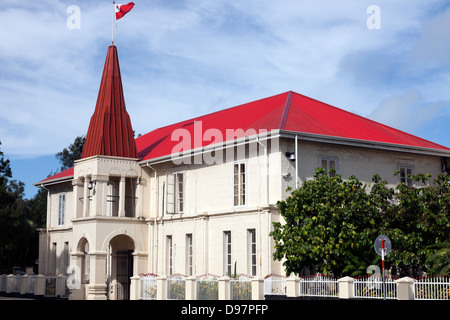 Tongan edificio del Parlamento europeo a Nuku alofa - La città capitale del Regno di Tonga Foto Stock