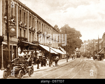 Teddington Broad Street primi 1900s Foto Stock