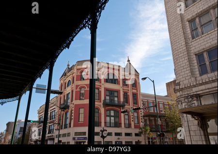 Intersezione di Dauphin e Royal, Mobile, Alabama, Stati Uniti d'America Foto Stock