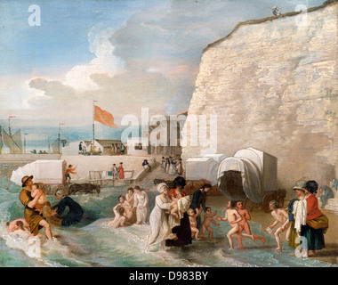 Benjamin West, il luogo balneare a Ramsgate circa 1788. Olio su tela. Yale Center per British Art di New Haven, Connecticut, Stati Uniti d'America Foto Stock