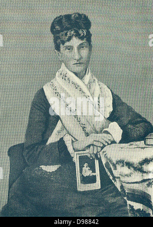 Nadezhda (Nadia) von Meck (1831-1894), russo business donna e patrono di Tchaikovsky Foto Stock
