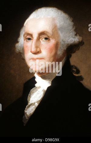 Gilbert Stuart (1755-1828), George Washington 1821 del Presidente USA Foto Stock