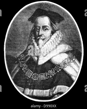 Sir Edward Coke (pronunciato "cucinare") (1 febbraio 1552 - 3 settembre 1634), è stato un inizio di coloniale inglese imprenditore e giurista Foto Stock