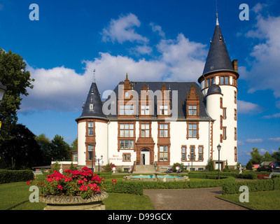 Klink Castello, Waren, Müritz, Meclemburgo-Pomerania, Germania Foto Stock