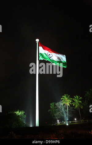 Indian bandiera nazionale, India. Bandiera nazionale Foto Stock