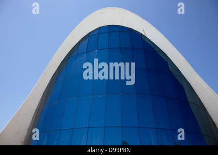 Ingresso dell'edificio l'Oceanografic città delle arti e delle scienze Ciutat de les Arts i les Ciencies valencia spagna Foto Stock