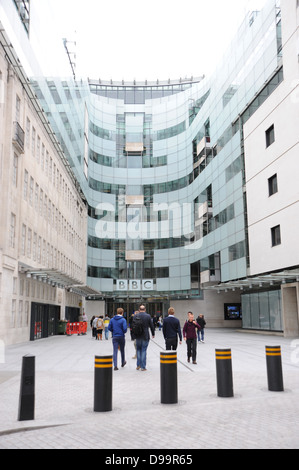 BBC Broadcasting House Portland Place London W1A 1AA Foto Stock